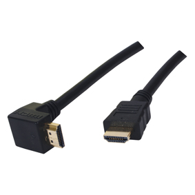 HDMI 1.3 cable, angled connector