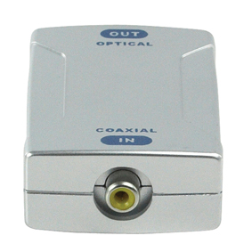 Coaxial to Toslink converter